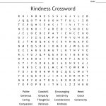 Kindness Crossword Word Search   Wordmint