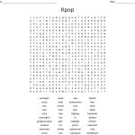 Kpop Crossword   Wordmint