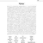 Kpop Word Search   Wordmint