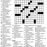 Large Print Crossword Puzzles Printable | Christmas Coloring