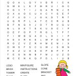 Lego Word Search Free Printable | Батьківство