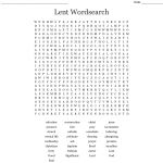 Lent Wordsearch   Wordmint