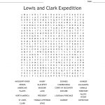 Lewis And Clark Word Search   Wordmint
