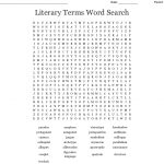 Literary Terms Word Search   Wordmint