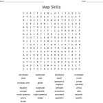 Map Skills Word Search   Wordmint