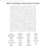 Math Vocabulary Word Search   Wordmint