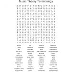 Musical Terms Word Search   Wordmint