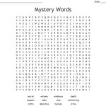 Mystery Words Word Search   Wordmint
