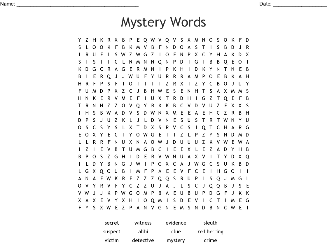 Mystery word что означает