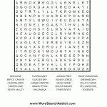 National Parks Printable Word Search Puzzle | Word Search