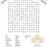 New Year's Word Search Free Printable | Newyear, Classroom