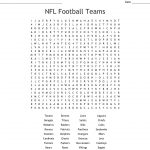 Nfl Football Teams Word Search   Wordmint