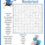 No Prep Alice In Wonderland Word Search Fun | Alice In