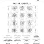 Nuclear Chemistry Word Search   Wordmint