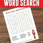 Nutcracker Word Search Free Printable | Fun Printables For