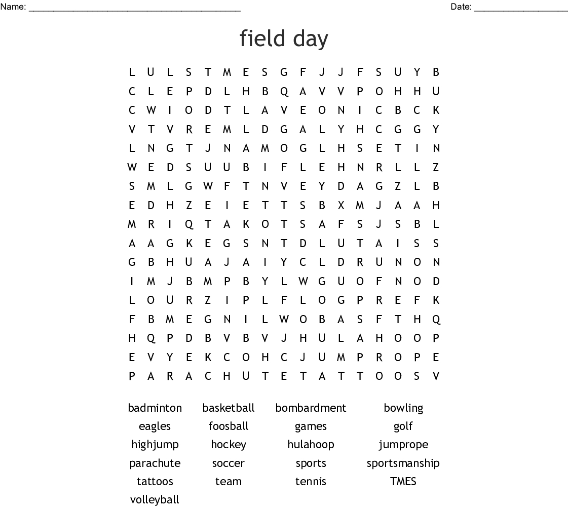 P.e. Word Search - Wordmint