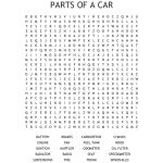 Parts Of A Car Word Search   Wordmint