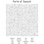 Parts Of Speech Word Search   Wordmint