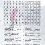 Parts Of Speech Word Search Worksheet