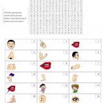 Parts Of The Body Word Search Puzzle   English Esl