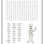 Parts Of The Body Wordsearch   English Esl Worksheets For