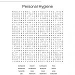 Personal Hygiene Word Search   Wordmint