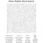 Peter Rabbit Word Search   Wordmint