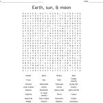 Phases, Eclipses, And Tides Word Search   Wordmint