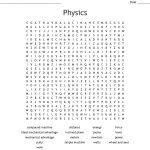 Physics Word Search   Wordmint