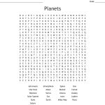 Planets Word Search   Wordmint