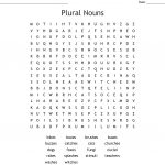 Plural Nouns Word Search   Wordmint