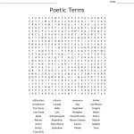 Poetry Terms Word Search   Wordmint