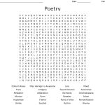 Poetry Word Search   Wordmint