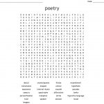 Poetry Word Search   Wordmint