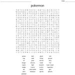 Pokemon Word Search   Wordmint