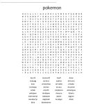 Pokemon Word Search   Wordmint