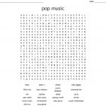 Pop Music Word Search   Wordmint