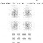 Prefixes: Un, Dis, Mis, Re, & Pre Word Search   Wordmint