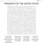 Presidents Of The United States Word Search   Wordmint