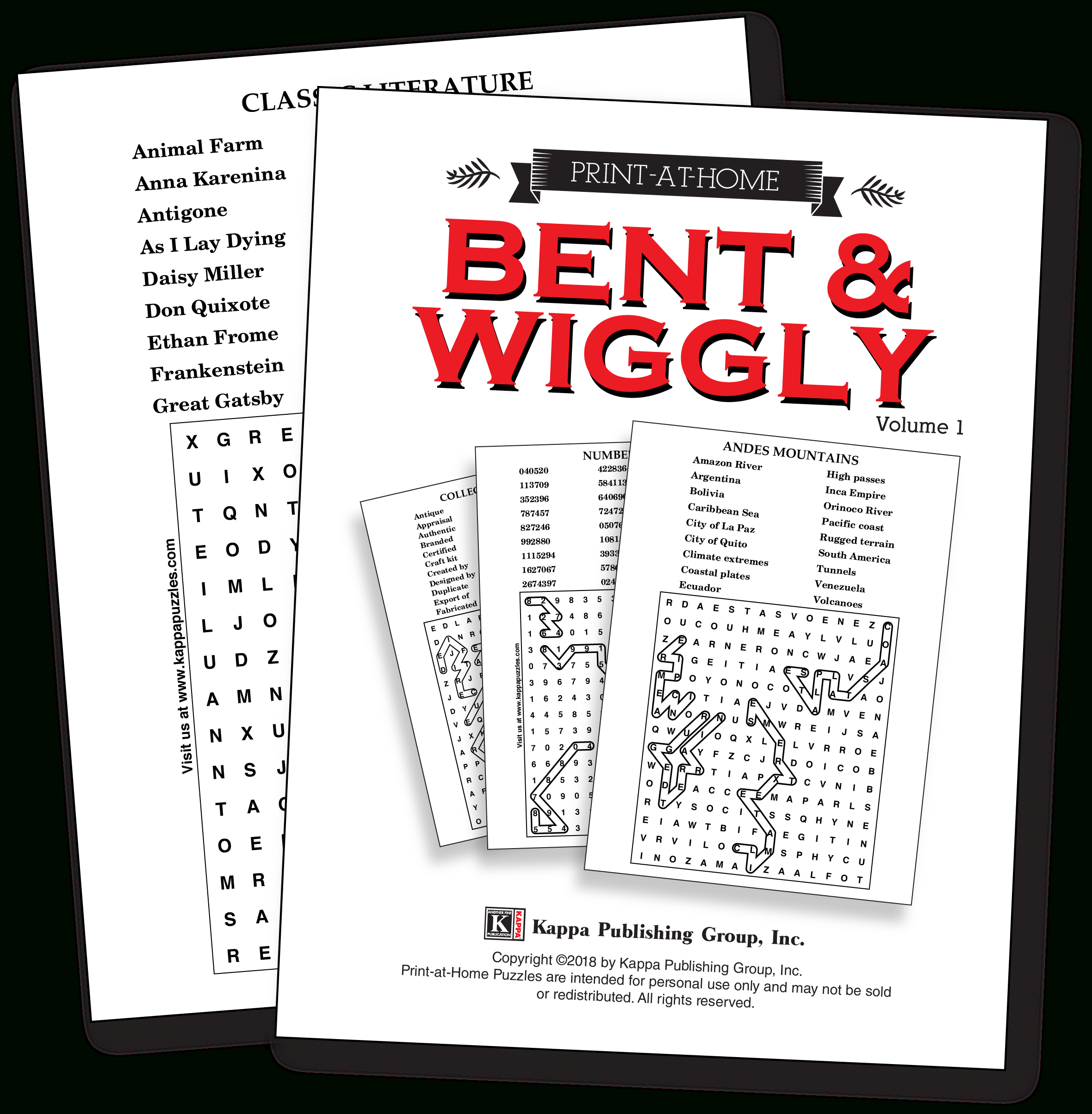 Print-At-Home Bent &amp;amp; Wiggly