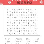 Printable Christmas Word Search   A Fun Holiday Activity For