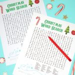 Printable Christmas Word Search For Kids & Adults