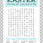 Printable Easter Word Search   The Girl Creative
