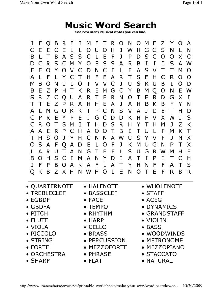 Free Printable Word Searches Large Print