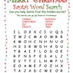 Printable Word Searches | North Pole News