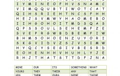 Pronouns Word Search – English Esl Worksheets For Distance