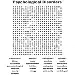 Psychological Disorders Word Search   Wordmint