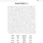 Rainforest:) Word Search   Wordmint
