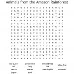 Rainforest Wordsearch   Wordmint