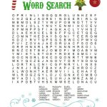 Rare Free Printable Christmas Word Search | Weaver Website